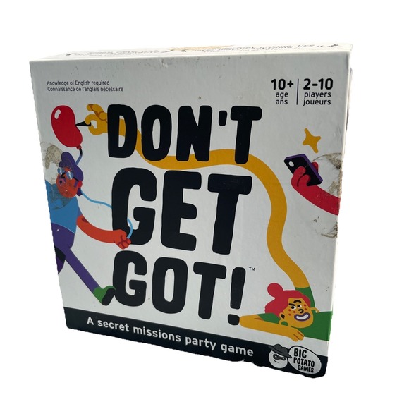 Big Potato Other - Big Potato Party Game Don't Get Got! (2018 Ed) Big Box SEALED Cards Open Box